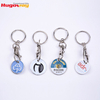 Chaveiro de esmalte com logotipo personalizado por atacado chaveiro de metal bonito Boba Chaveiro de chá de leite
