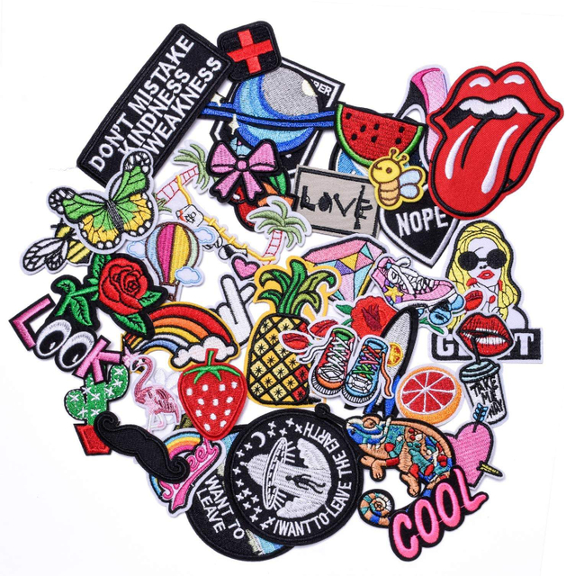 Remendo de bordado grande personalizado em roupas Emblema personalizado Logo Nome Chapéu Remendos de bordado de chenille para jaquetas