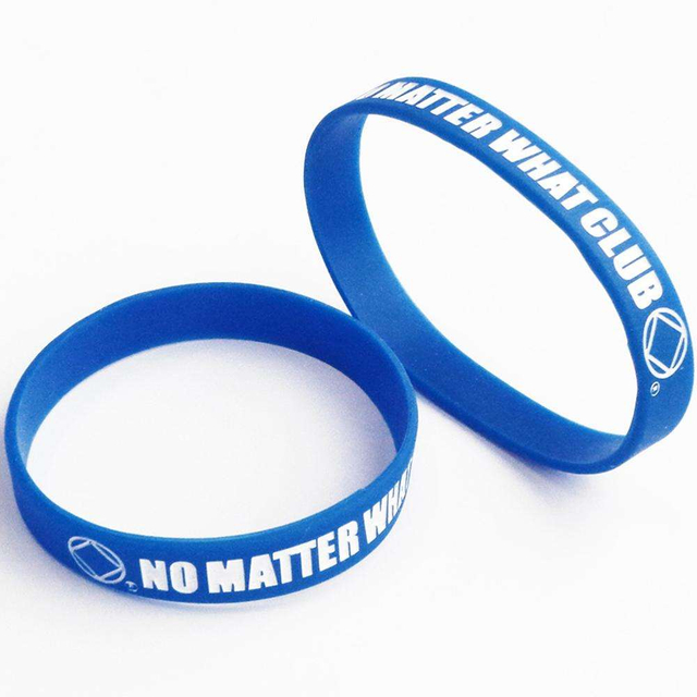 Pulseiras de silicone com logotipo personalizado Pulseiras de borracha