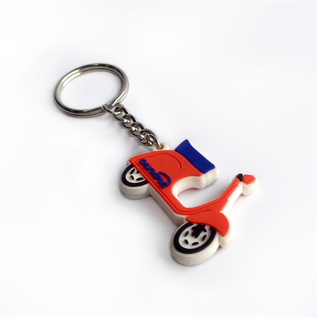 Chaveiro personalizado de fabricação OEM Silicone Car Motor Charms Chaveiro