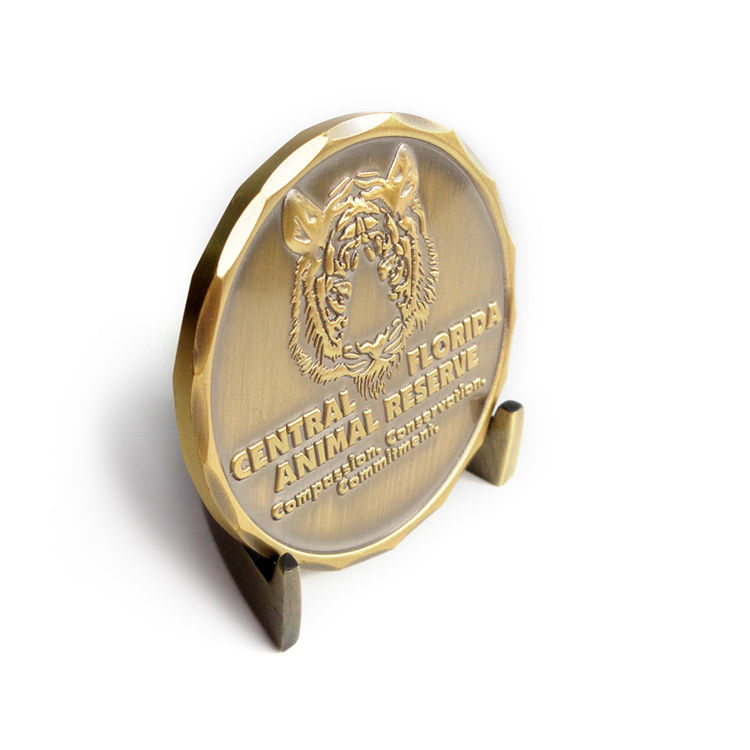 Moeda de ouro de lembrança banhada a ouro dos EUA por atacado moeda de metal esculpido