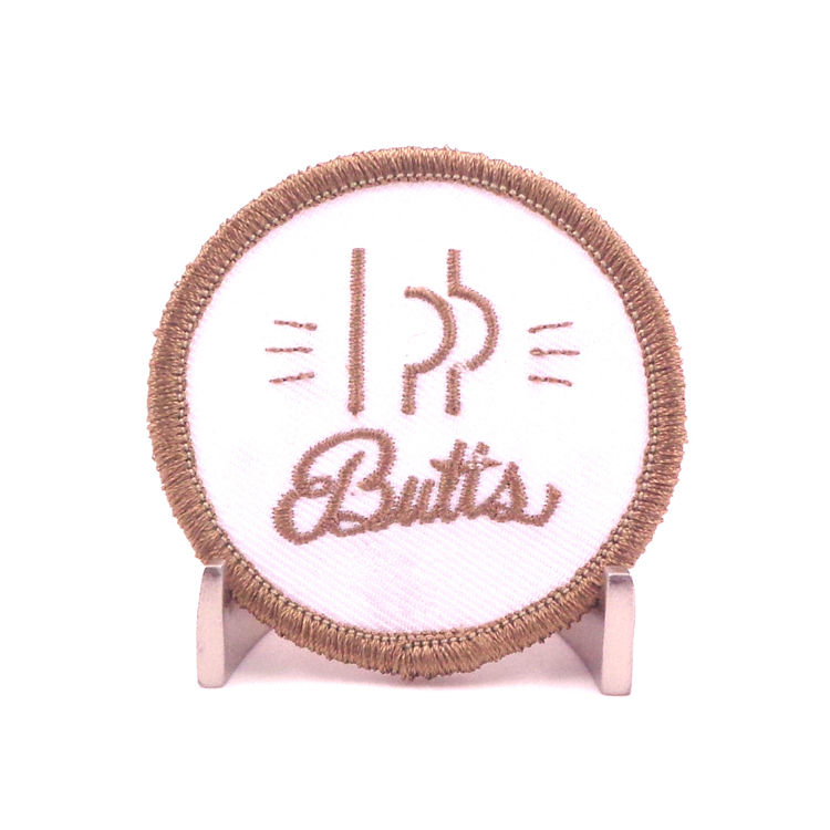 Patches bordados personalizados de tecido profissional OEM em jeans