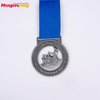 Molde de banho de ouro personalizado Fita Moiré Medalha combinada de ouro Amostra de futebol Comercial Zhongshan Xiaolan Medalha