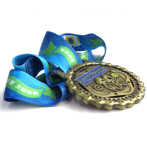 Fornecedores de artesanato de metal de fabricação oem medalhas de produtos de ciclismo atlético de ouro de qualidade vintage