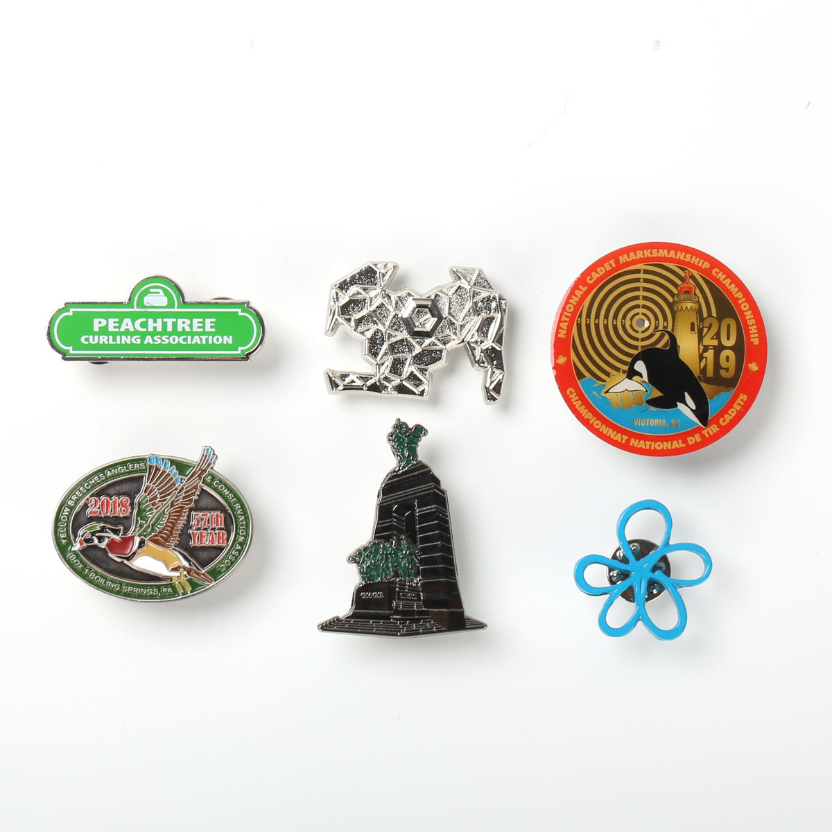 Alfinetes de broche personalizados de alta qualidade broche de esmalte macio