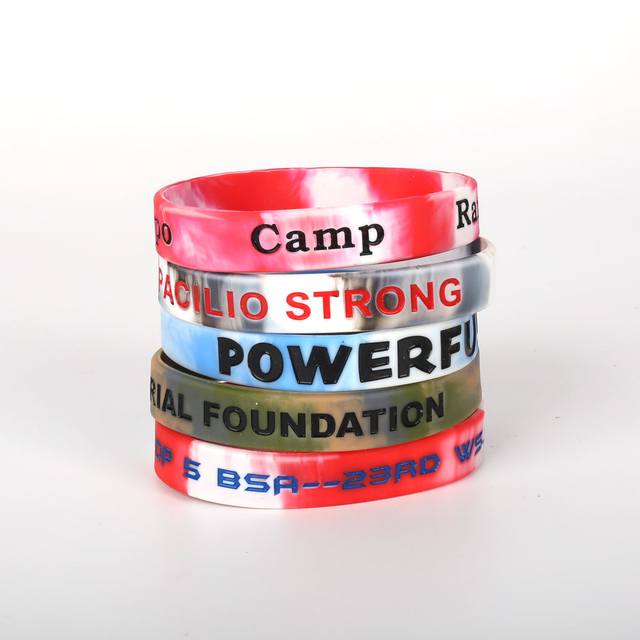 2023 Pulseira de Silicone Personalizada Pulseira de Borracha de Silicone Elástica Pulseira de Silicone Gravada