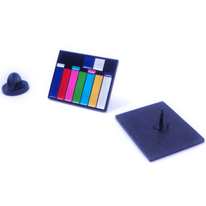 Alfinetes de esmalte duro de metal personalizado de fabricação OEM Pino de esmalte arco-íris de lapela macia