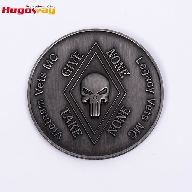 Moeda token águia de prata personalizada promocional personalizada antiga