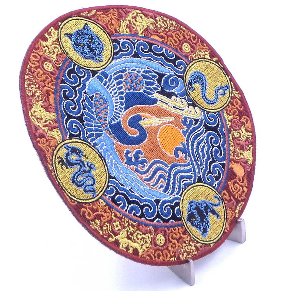 Cortina quente personalizada tecido bordado com acabamento de renda patch de flor patch bordado indiano
