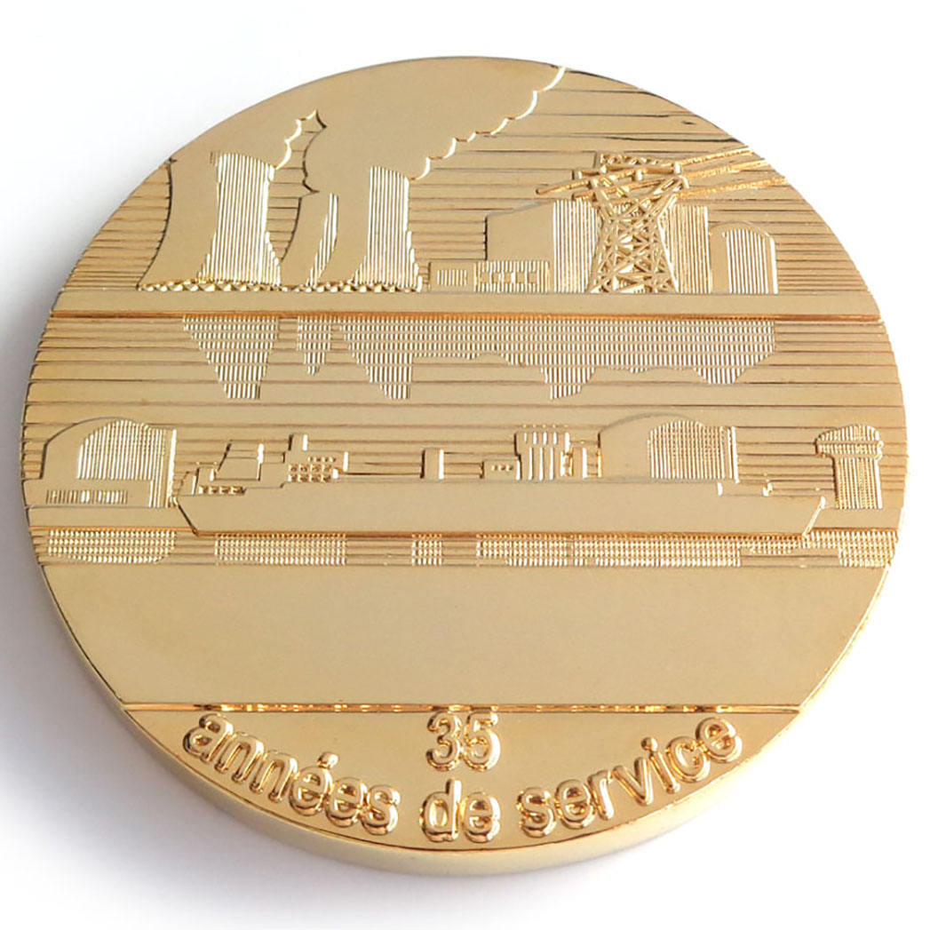 Moeda comemorativa de ouro com logotipo personalizado Moeda de desafio de lembrança