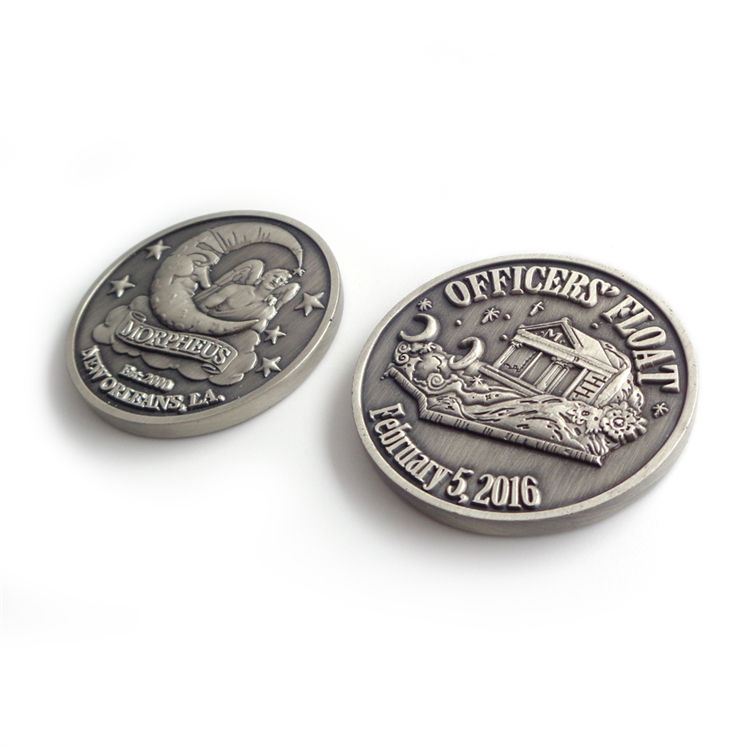 Colar de metal personalizado para moedas antigas moedas de ouro moedas de desafio de prata