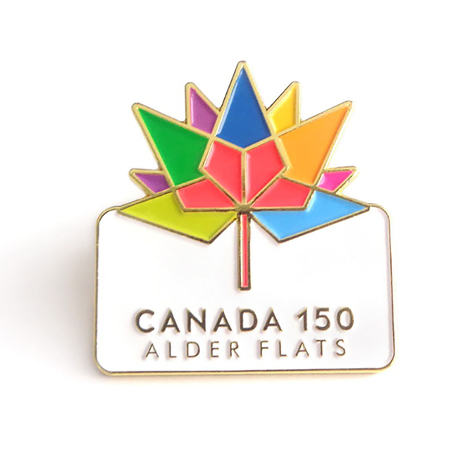 Alfinete de lapela personalizado sem design mínimo de metal personalizado impresso