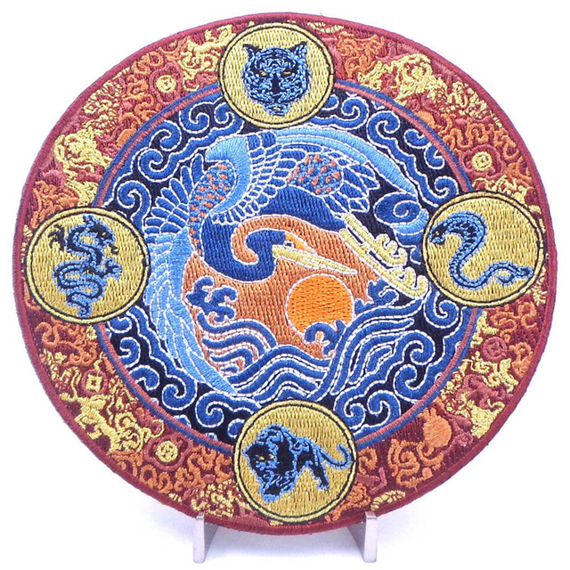 Cortina quente personalizada tecido bordado com acabamento de renda patch de flor patch bordado indiano