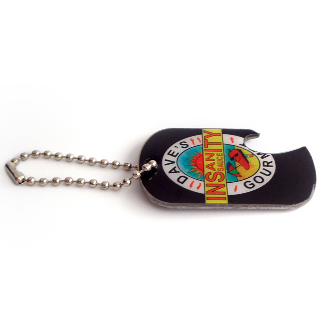 Colar abridor de garrafa personalizado de metal inoxidável 2023 Dog Tag