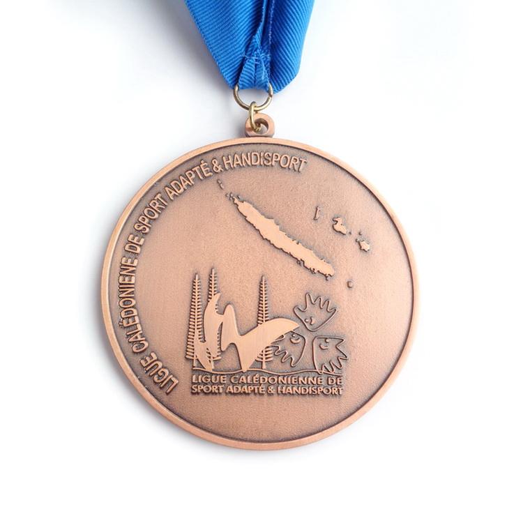 Bolas de Medalhão Personalizadas Cor Antiga Girando Medalha Religioso Dia Nacional do Qatar Árabe Esporte Medalha Gravura