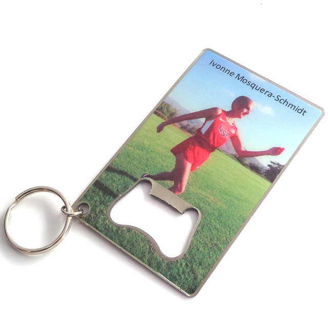 Atacado vinho liga de zinco montado na parede cartão de crédito impresso abridores de garrafa de cerveja