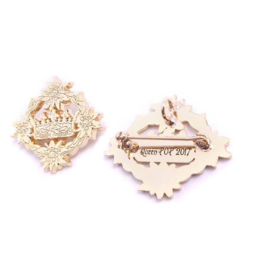 Alfinetes personalizados por atacado logotipo de metal duro macio lapela borboleta esmalte alfinete