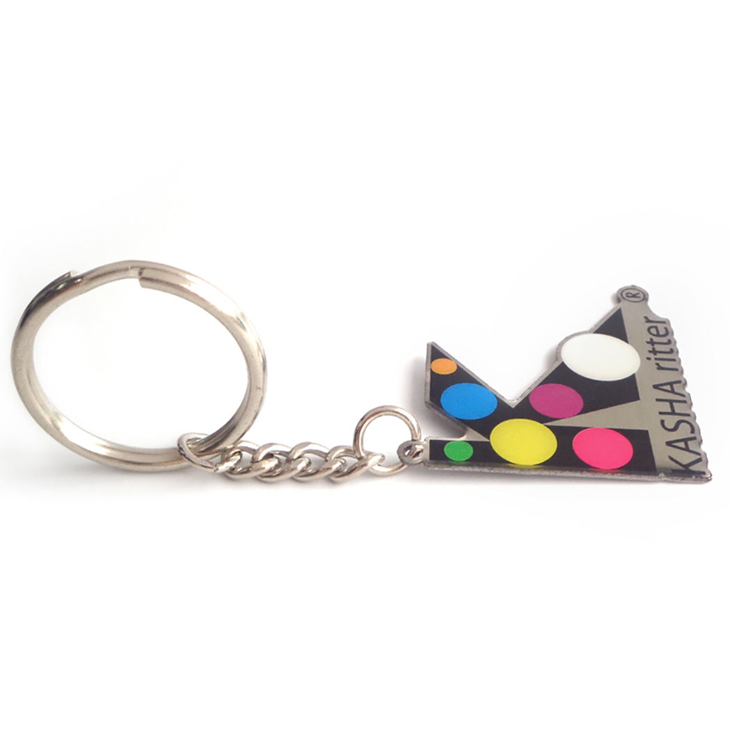Chaveiros de metal com logotipo personalizado por atacado