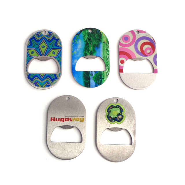 Abridor de garrafas de liga de cerveja personalizado e mais vendido logotipo personalizado de dois lados