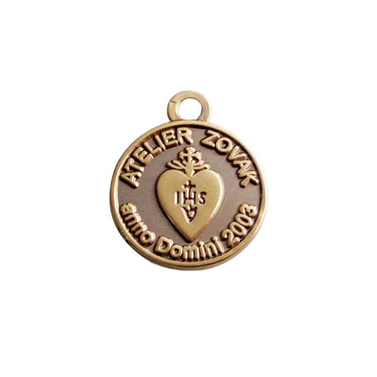 Etiquetas de metal pequenas com logotipo personalizado Etiqueta gravada personalizada
