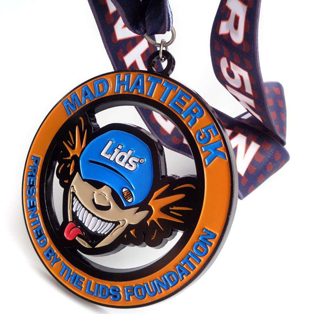 China Troféus e medalhas medalhas esportivas medalha de metal personalizada com fita