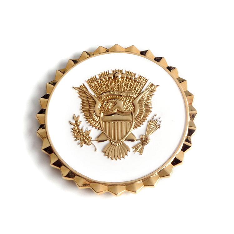 Moeda personalizada com design próprio prata antiga bronze selo Moedas de desafio do Equador