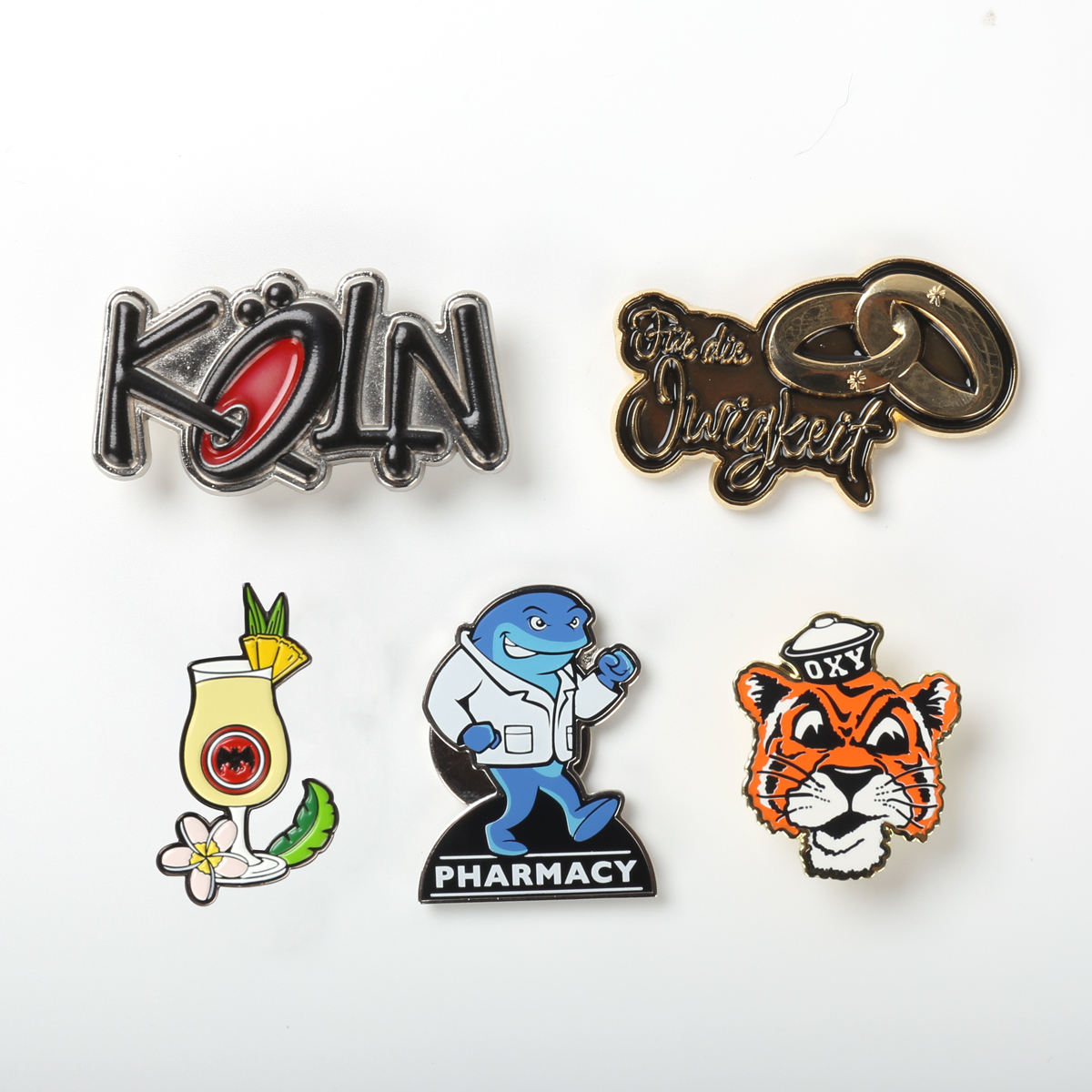 Fabricante de alfinetes sem mínimo Fabricação de metal personalizado personalizado esmaltado duro e macio lapela pássaro alfinete