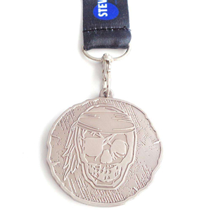 Prêmio de medalhas em branco de memória 3D personalizado com campo de fita