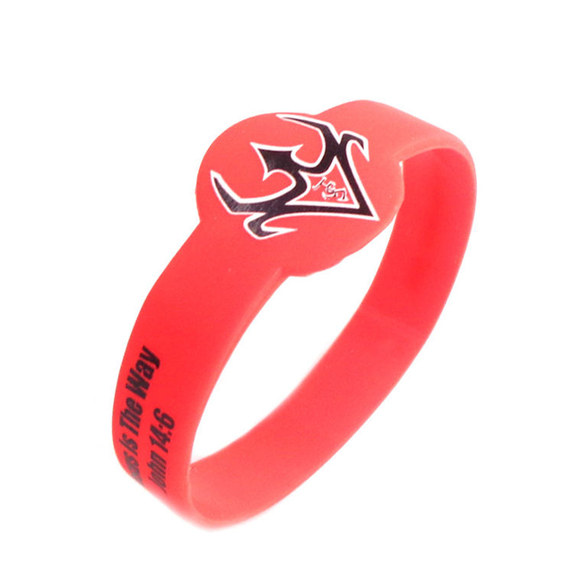 Pulseira de silicone para crianças promocional personalizada de silicone de pressão de energia rfid pulseira esportiva