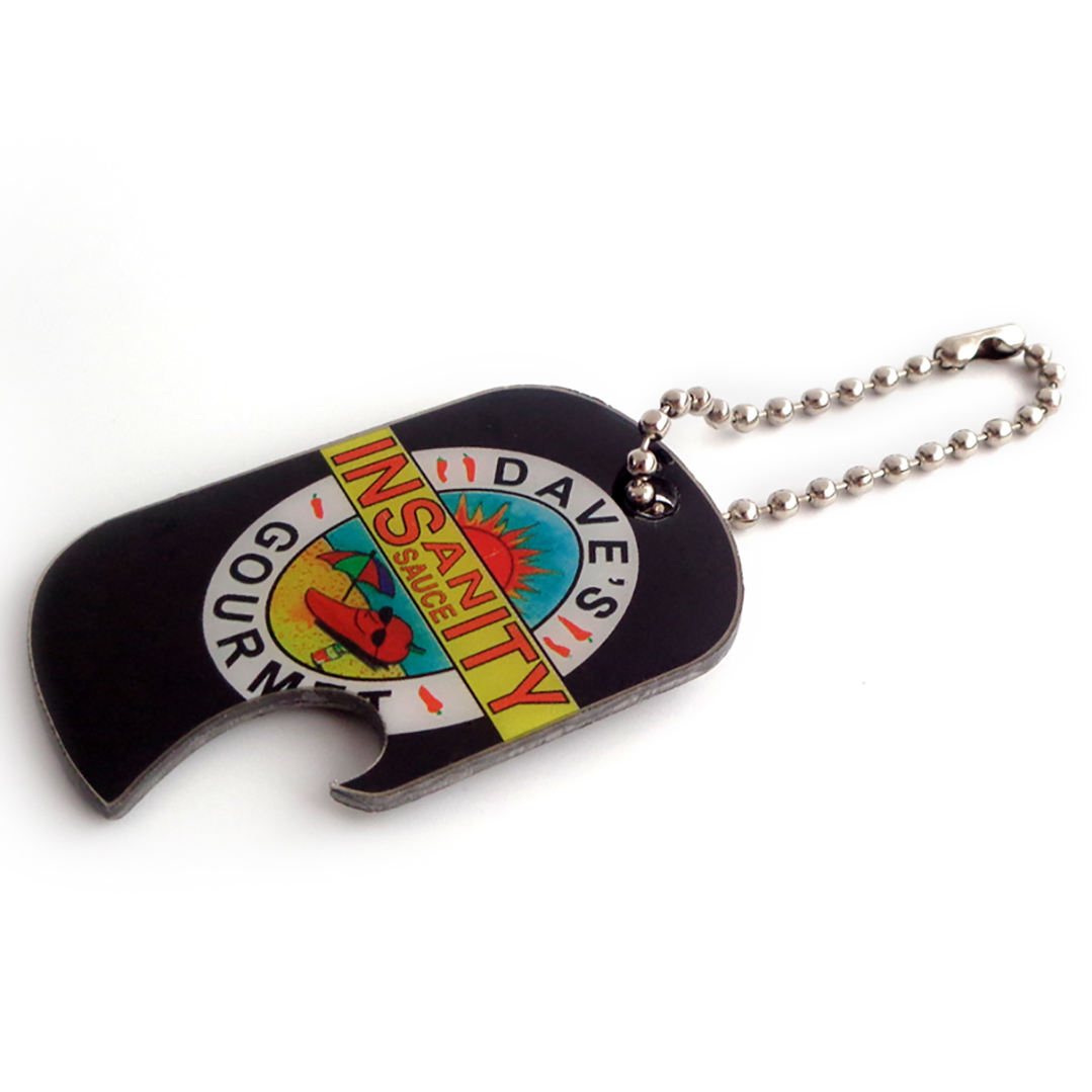 Colar abridor de garrafa personalizado de metal inoxidável 2023 Dog Tag