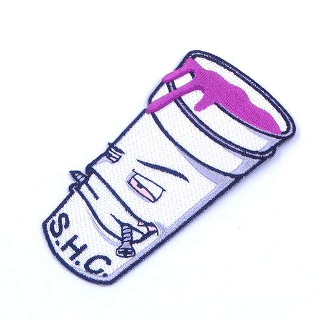 Atacado ferro personalizado tecido de 0,7 mm de espessura em remendo para bolsas