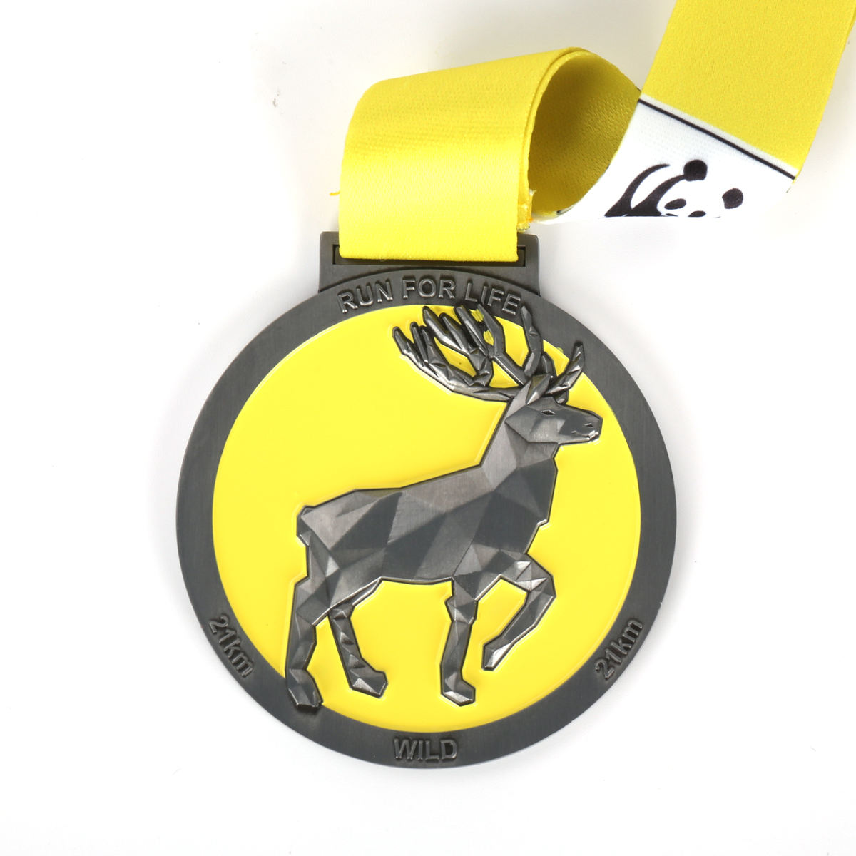 Medalha de troféu de prêmio esportivo de liga de alumínio de liga de alumínio personalizada de metal personalizado