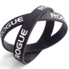Pulseira de silicone com logotipo personalizado que brilha no escuro pulseiras de silicone