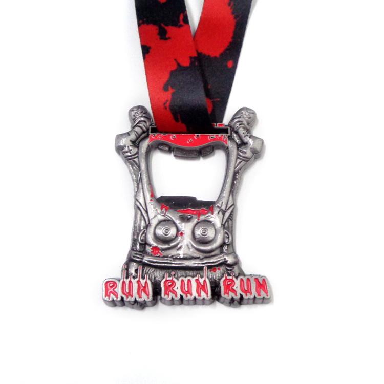 Venda imperdível 3D fundição sob pressão liga de zinco banhado a ouro medalha esportiva