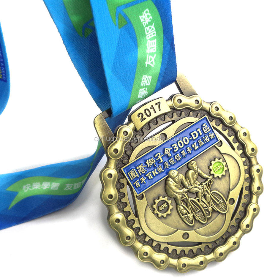 Fabricação OEM atacado personalizado 5K medalha de boxe irlandês de prêmio de futebol para venda